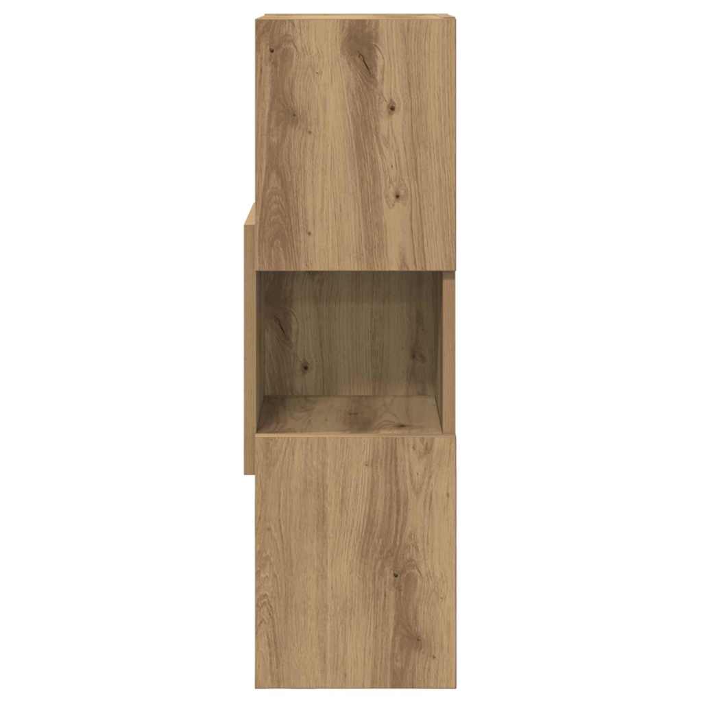 Eckschrank Artisan-Eiche 25,5x25x80cm Holzwerkstoff