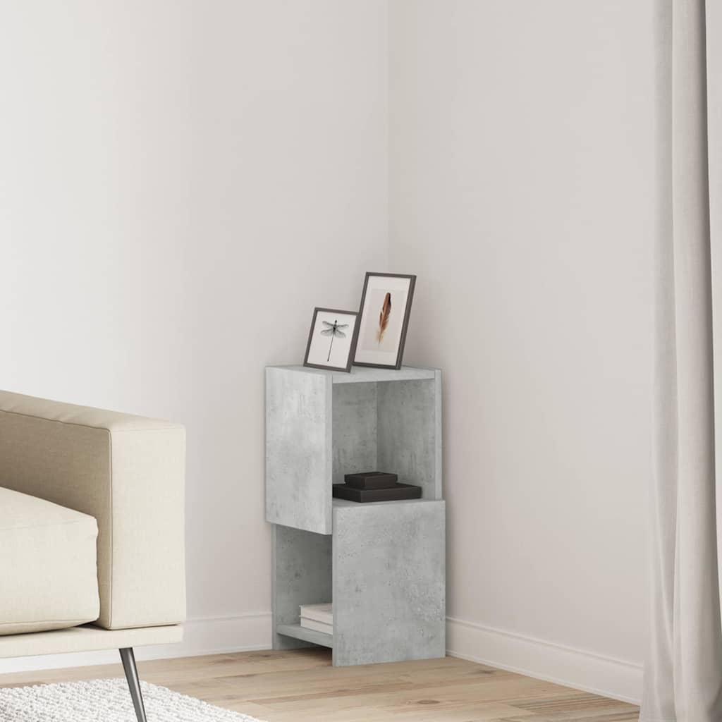 Eckschrank Beton Grau 25,5x25x55cm Holzwerkstoff