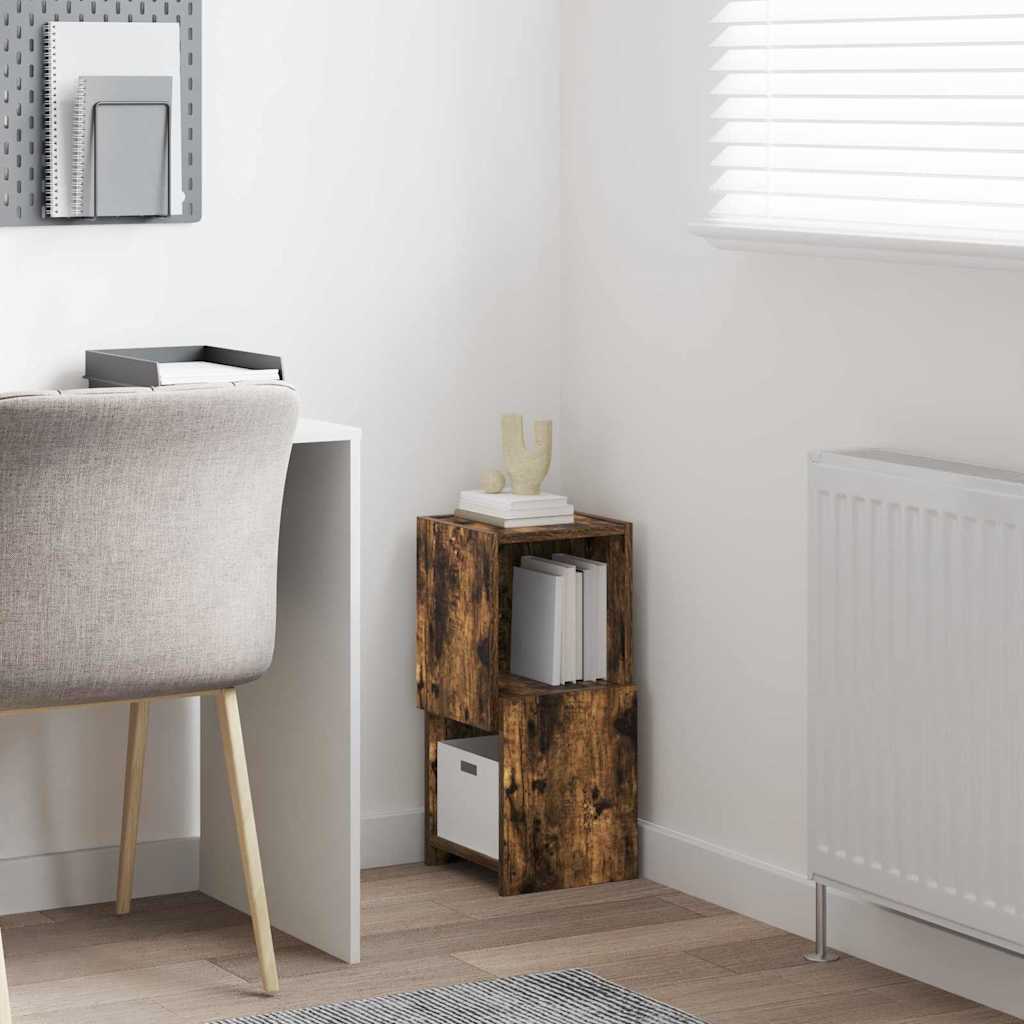 Eckschrank Geräucherte Eiche 25,5x25x55cm Holzwerkstoff