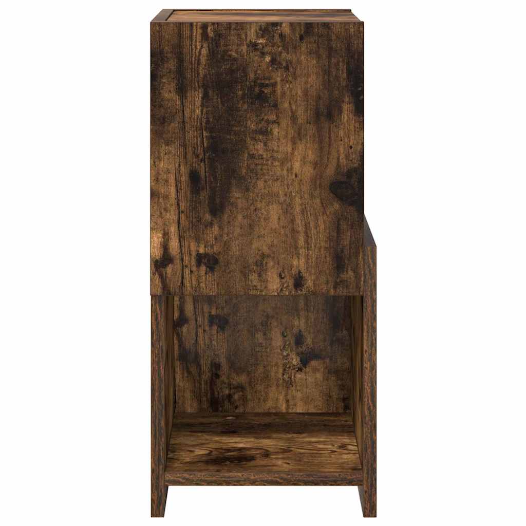 Eckschrank Geräucherte Eiche 25,5x25x55cm Holzwerkstoff