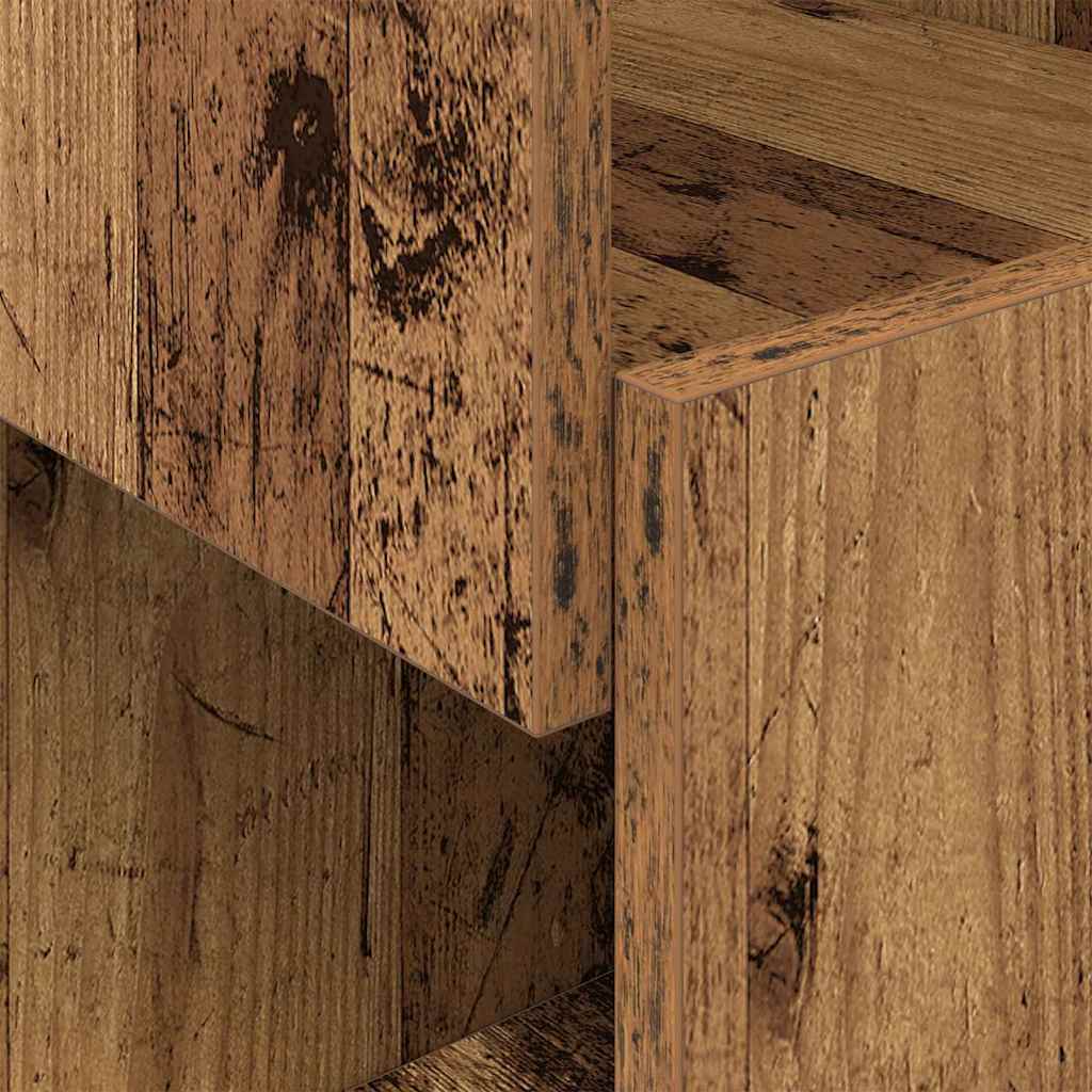 Eckschrank Altholz 25,5x25x55cm Holzwerkstoff