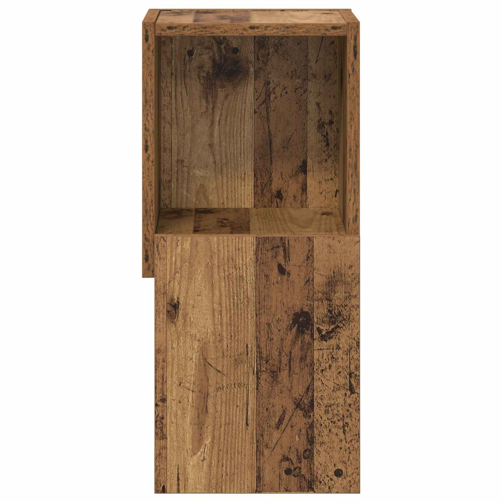 Eckschrank Altholz 25,5x25x55cm Holzwerkstoff