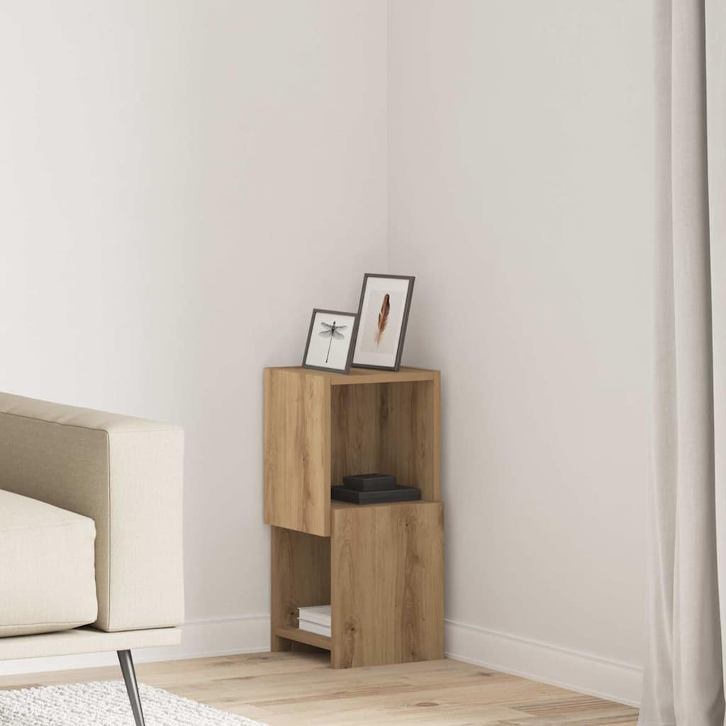 Eckschrank Artisan-Eiche 25,5x25x55cm Holzwerkstoff