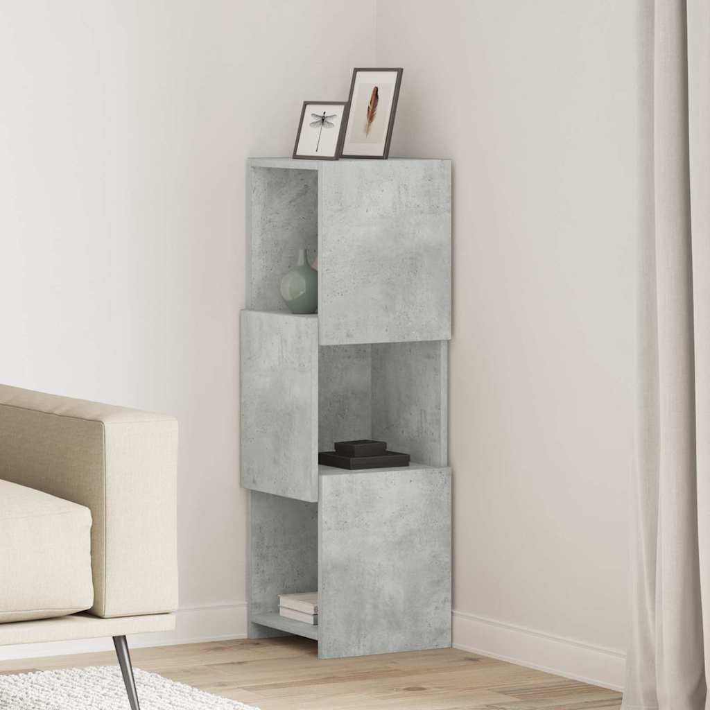 Eckschrank Beton Grau 30,5x30x95cm Holzwerkstoff