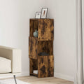 Eckschrank Geräucherte Eiche 30,5x30x95cm Holzwerkstoff