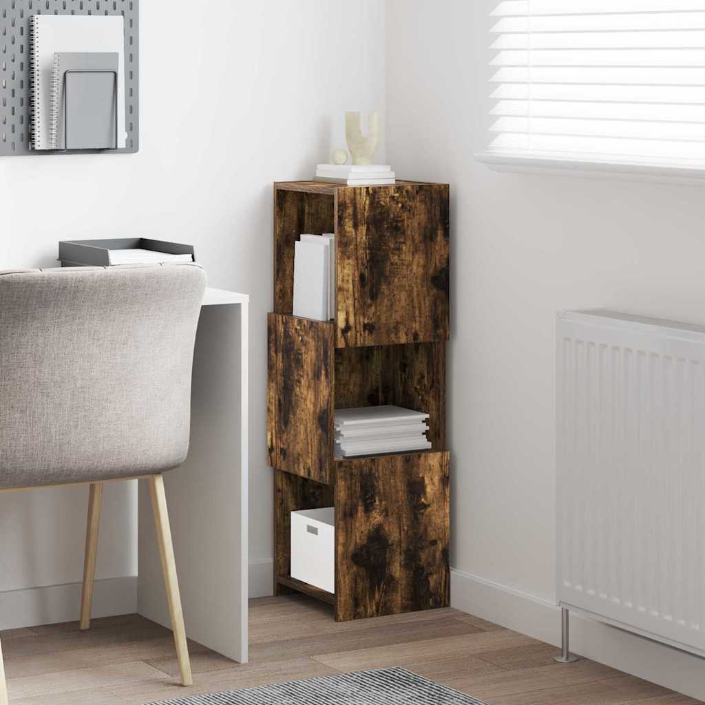 Eckschrank Geräucherte Eiche 30,5x30x95cm Holzwerkstoff