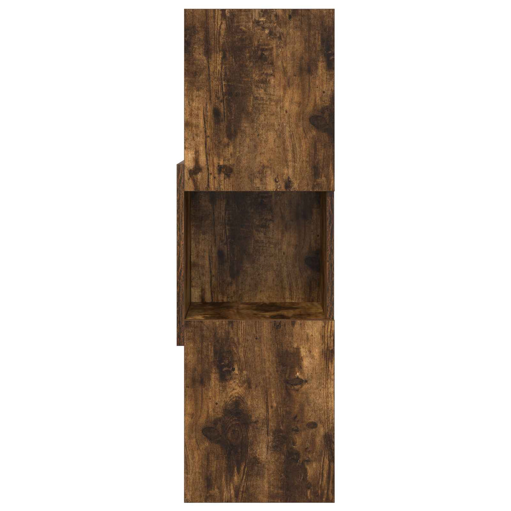 Eckschrank Geräucherte Eiche 30,5x30x95cm Holzwerkstoff