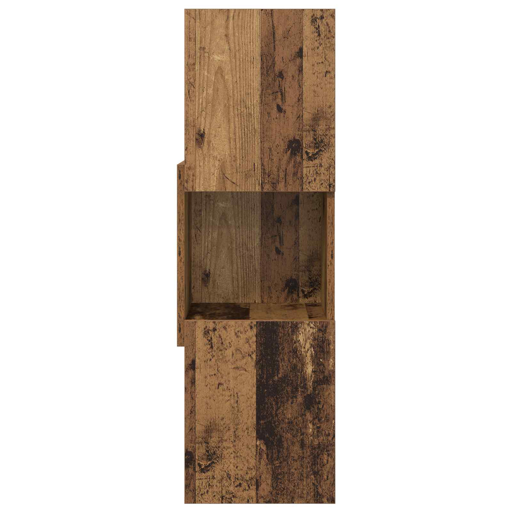 Eckschrank Altholz 30,5x30x95cm Holzwerkstoff