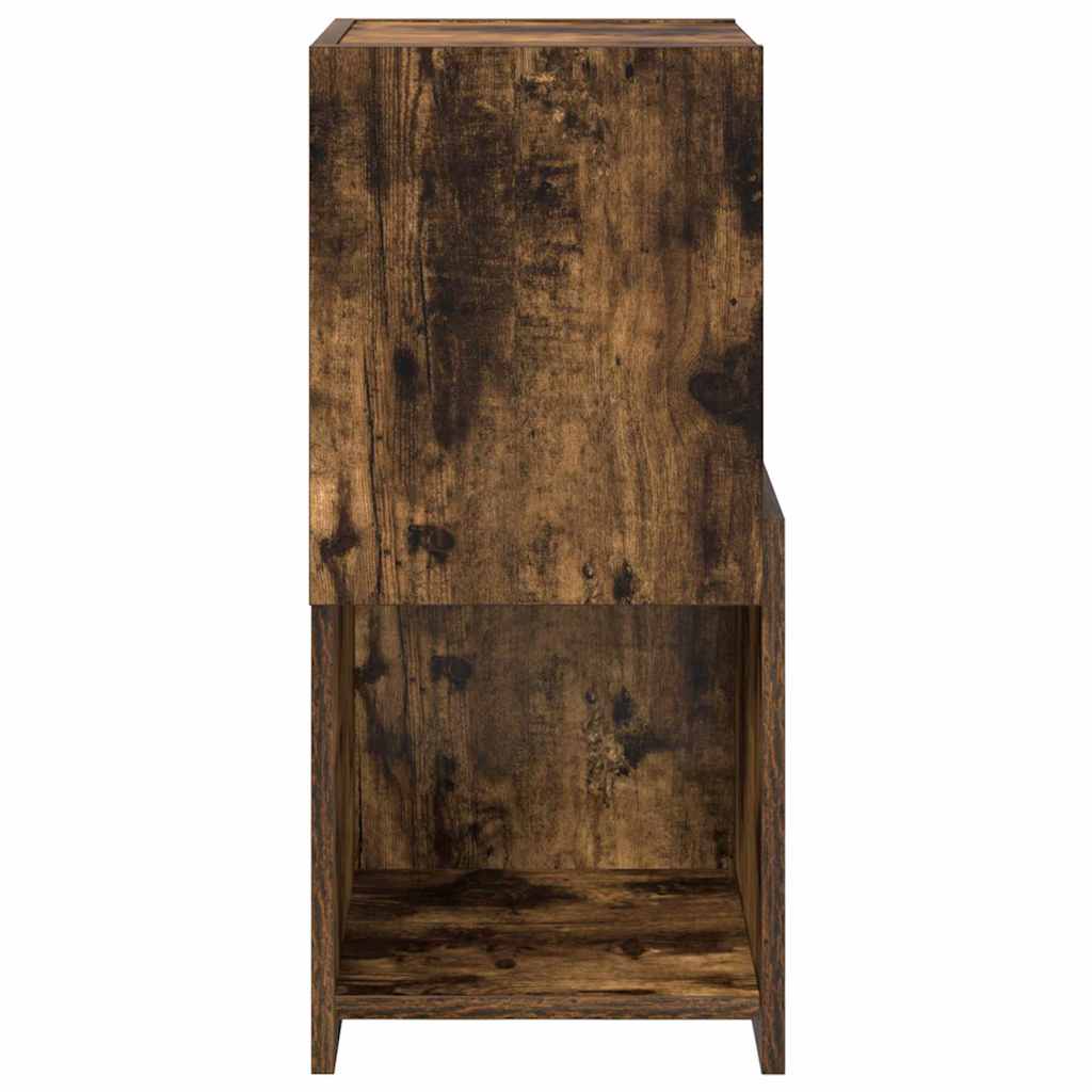 Eckschrank Geräucherte Eiche 30,5x30x65cm Holzwerkstoff