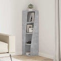 Eckschrank Beton Grau 27,5x27x102cm Holzwerkstoff