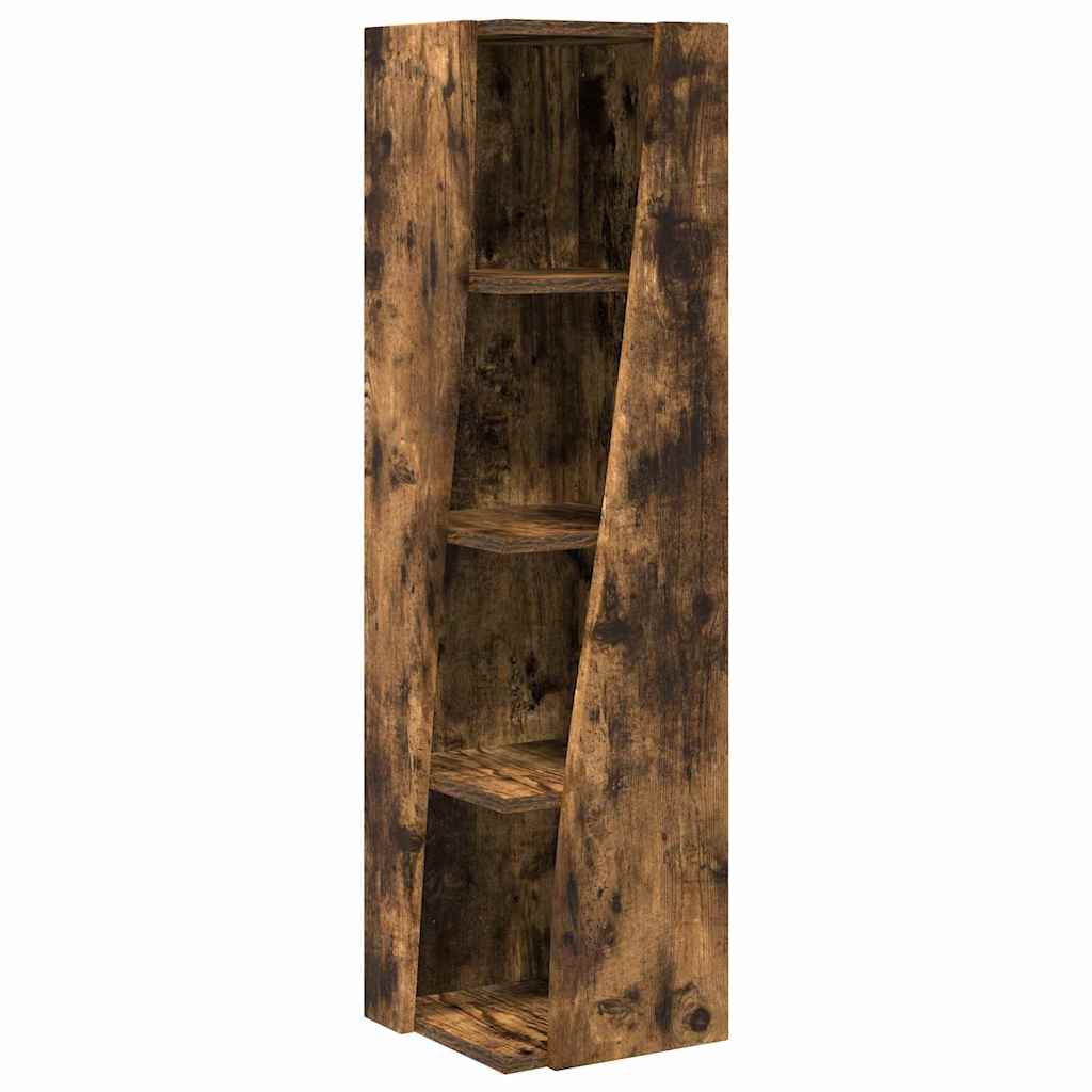 Eckschrank Geräucherte Eiche 27,5x27x102cm Holzwerkstoff