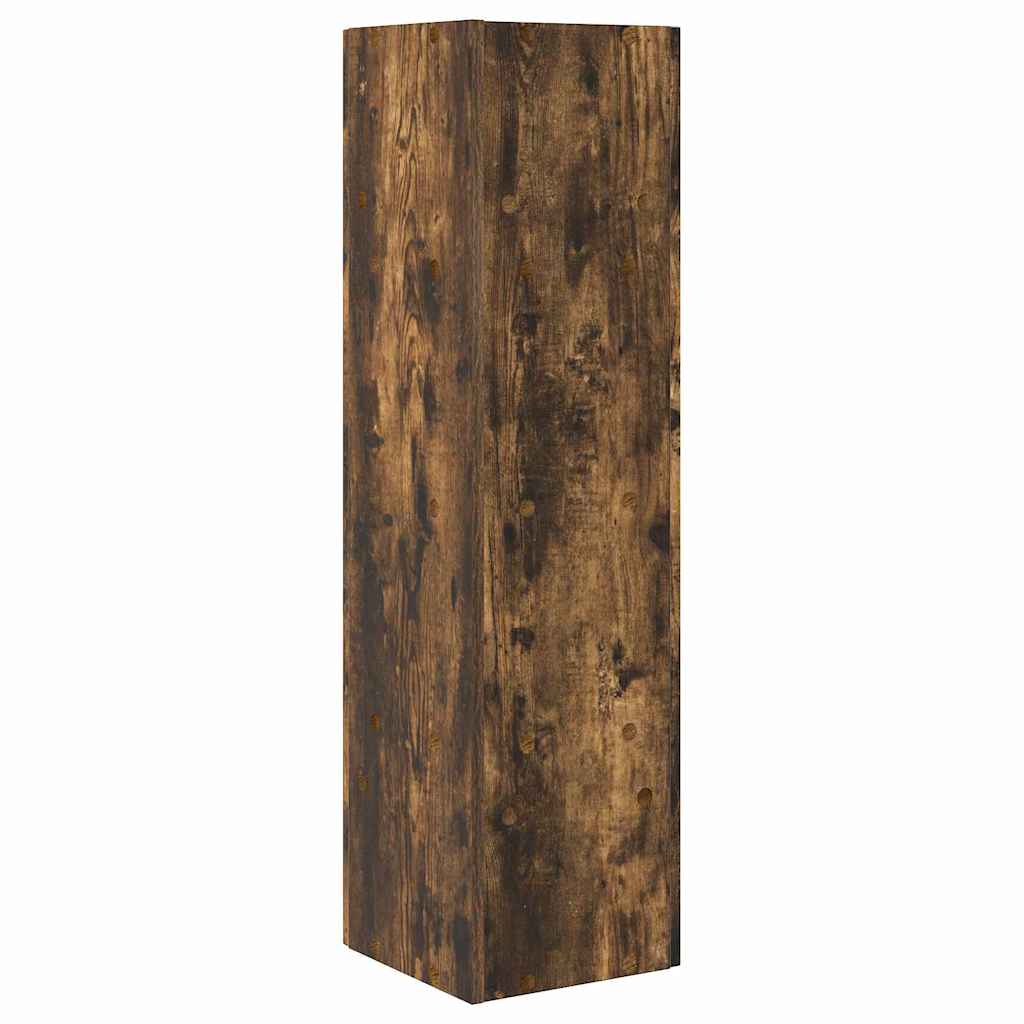 Eckschrank Geräucherte Eiche 27,5x27x102cm Holzwerkstoff