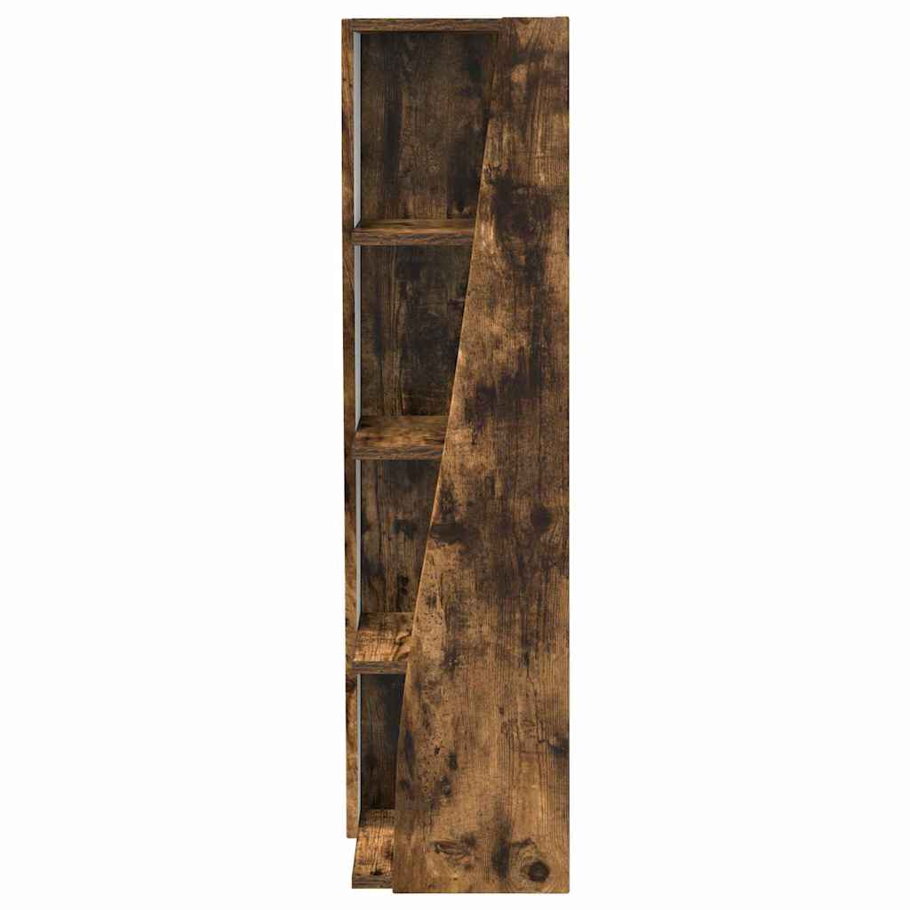 Eckschrank Geräucherte Eiche 27,5x27x102cm Holzwerkstoff