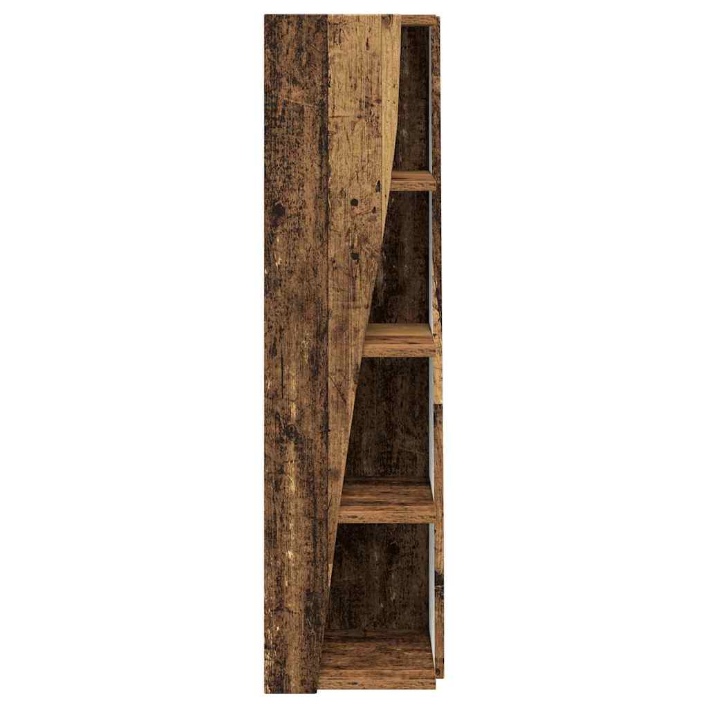 Eckschrank Geräucherte Eiche 27,5x27x102cm Holzwerkstoff