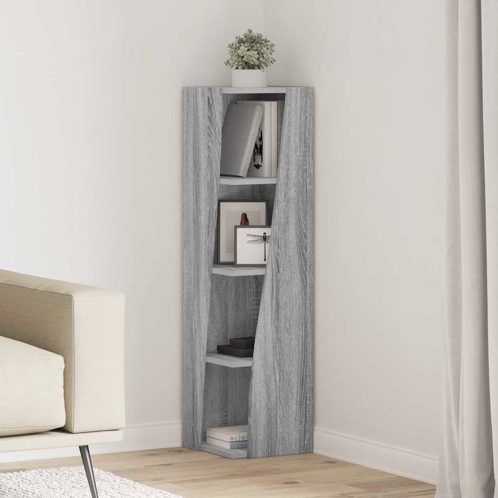 Eckschrank Graues Sonoma 27,5x27x102cm Holzwerkstoff