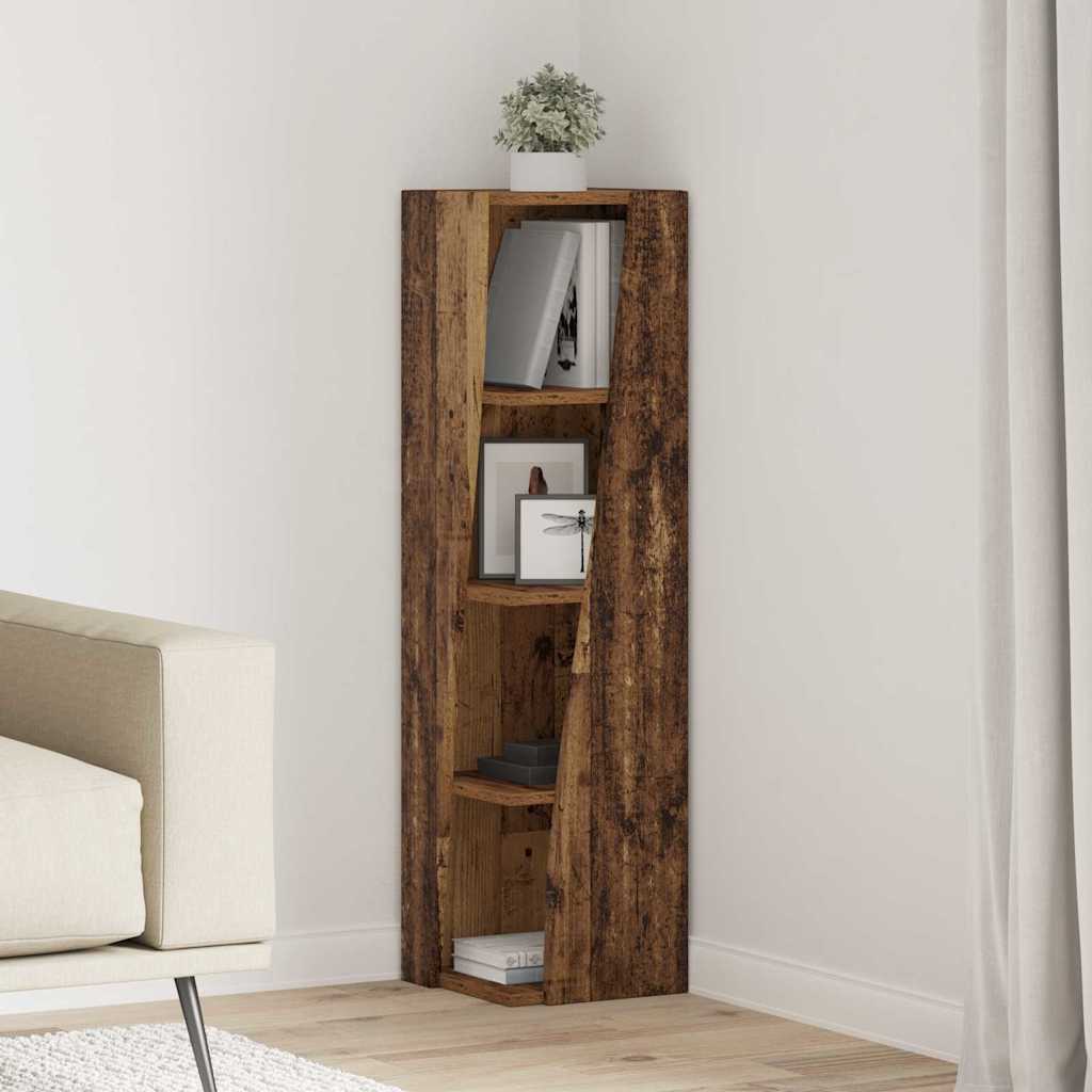 Eckschrank Altholz 27,5x27x102cm Holzwerkstoff