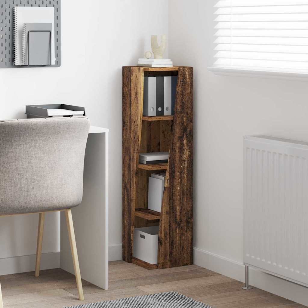 Eckschrank Altholz 27,5x27x102cm Holzwerkstoff