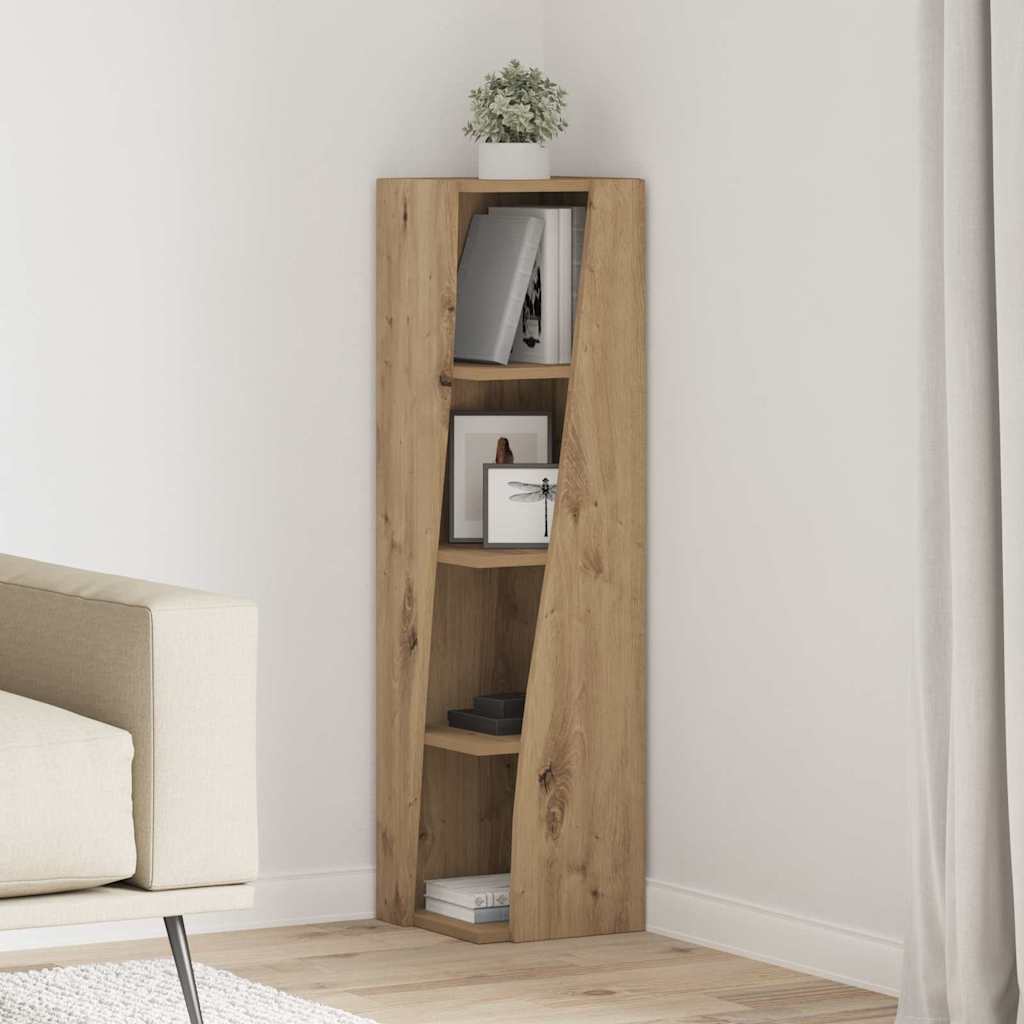 Eckschrank Artisan-Eiche 27,5x27x102cm Holzwerkstoff