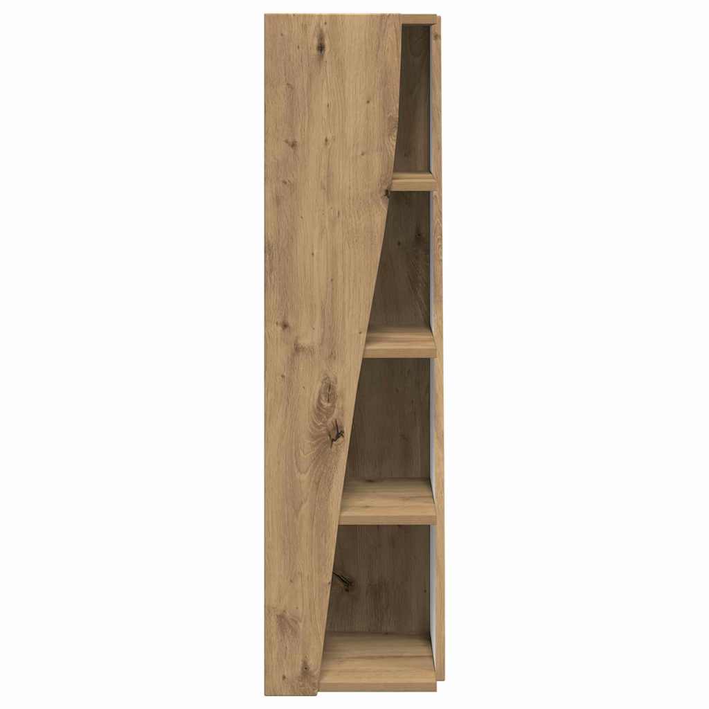 Eckschrank Artisan-Eiche 27,5x27x102cm Holzwerkstoff