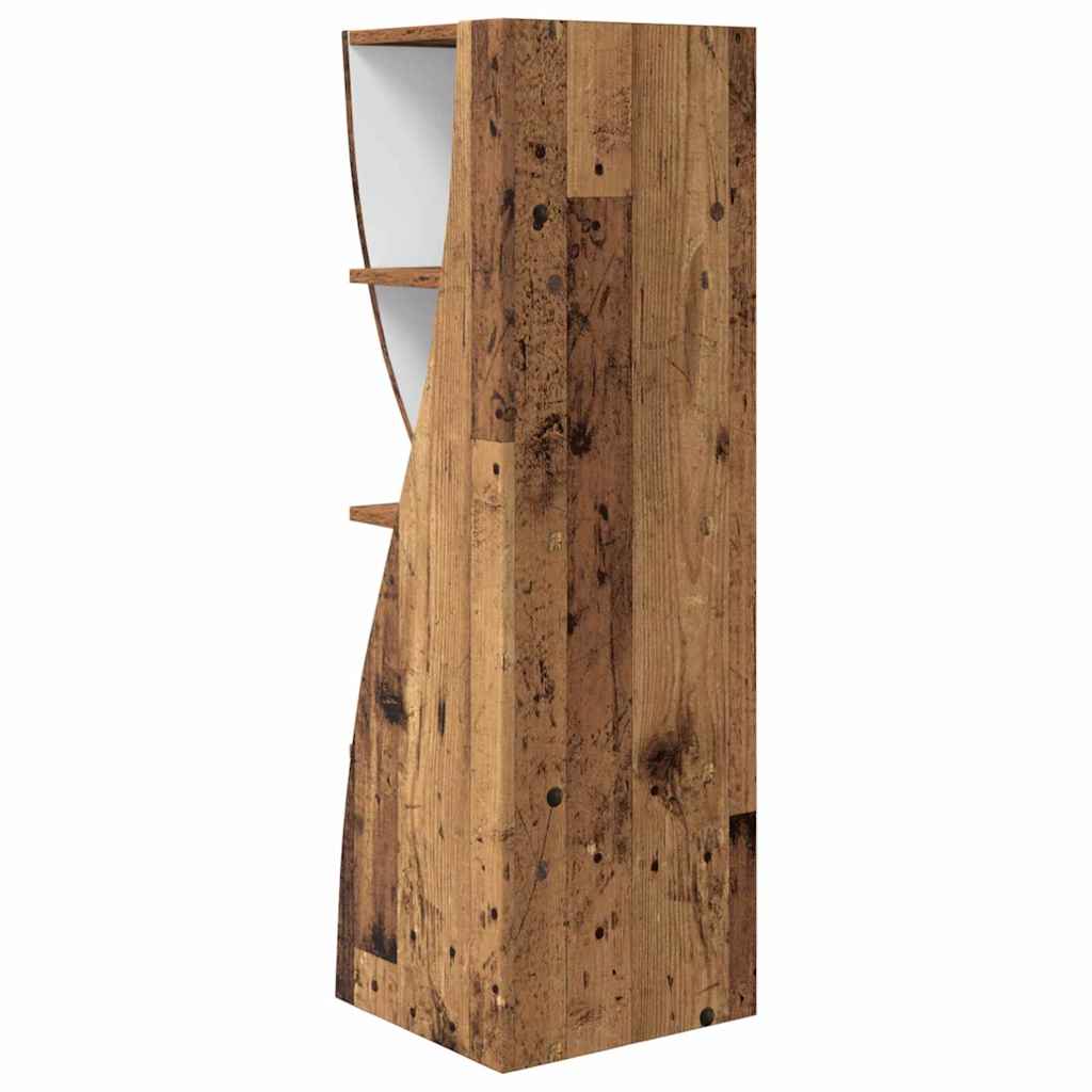 Eckschrank Altholz 32x32x102cm Holzwerkstoff