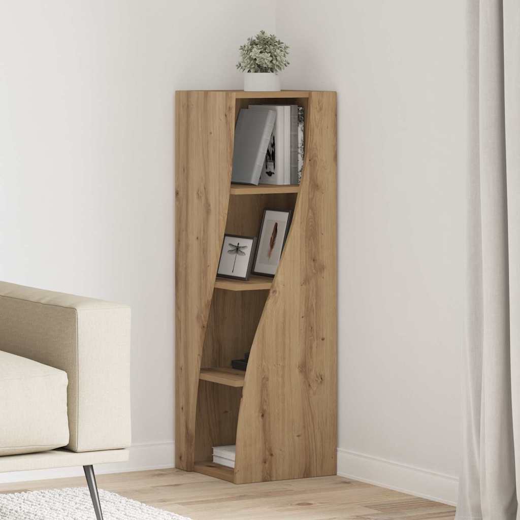 Eckschrank Artisan-Eiche 32x32x102cm Holzwerkstoff