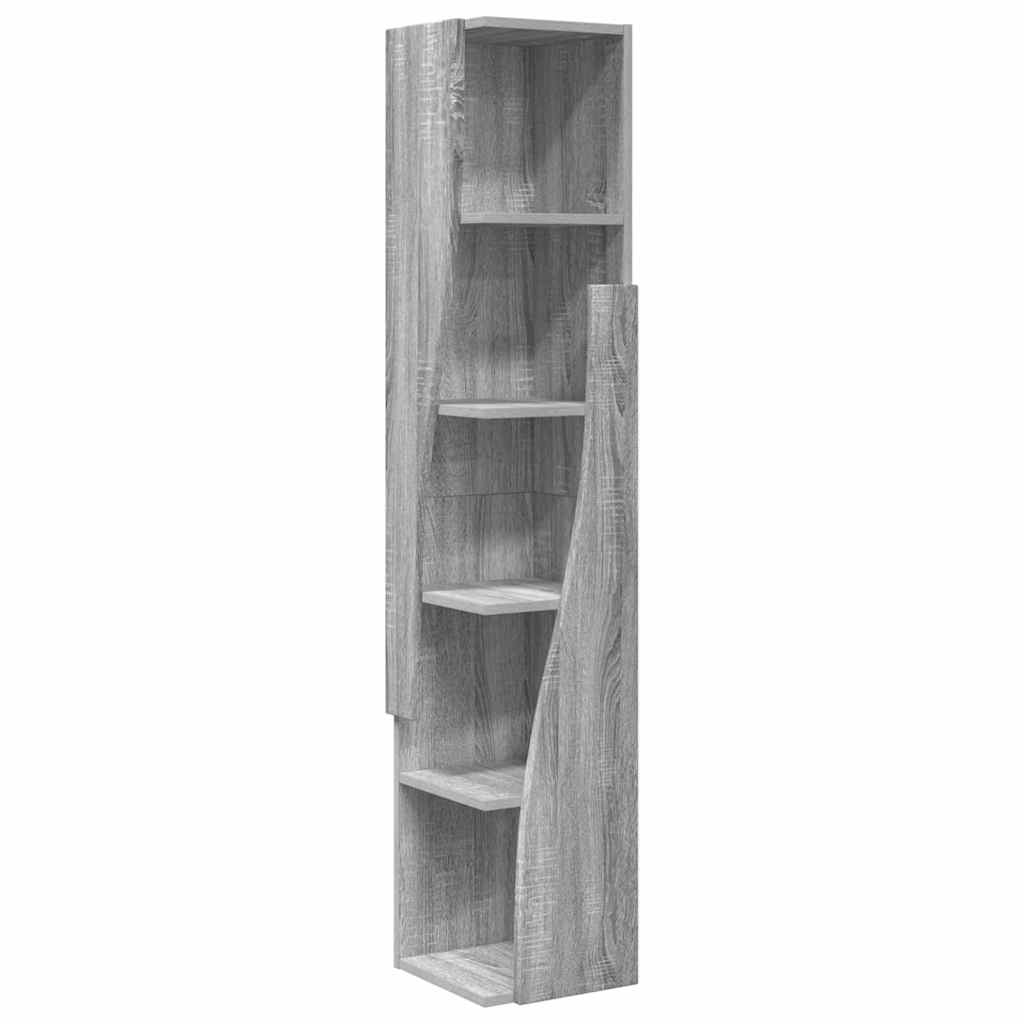 Eckschrank Graues Sonoma 27,5x27x140cm Holzwerkstoff