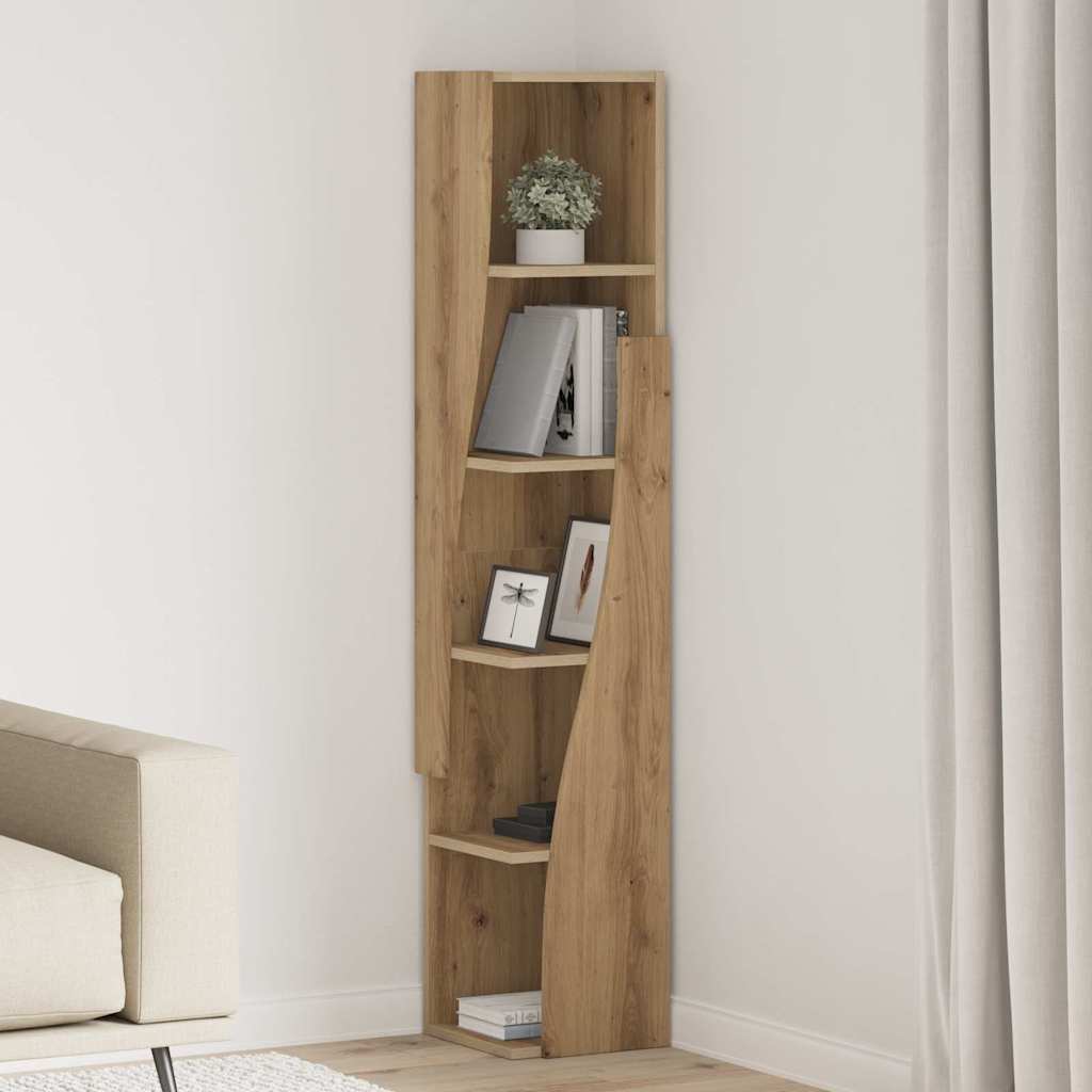 Eckschrank Artisan-Eiche 27,5x27x140cm Holzwerkstoff