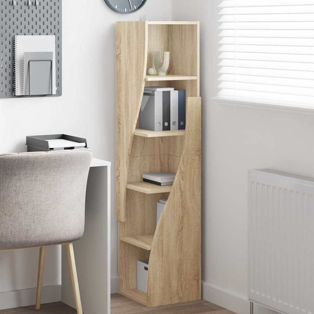 Eckschrank Sonoma-Eiche 32x32x140cm Holzwerkstoff
