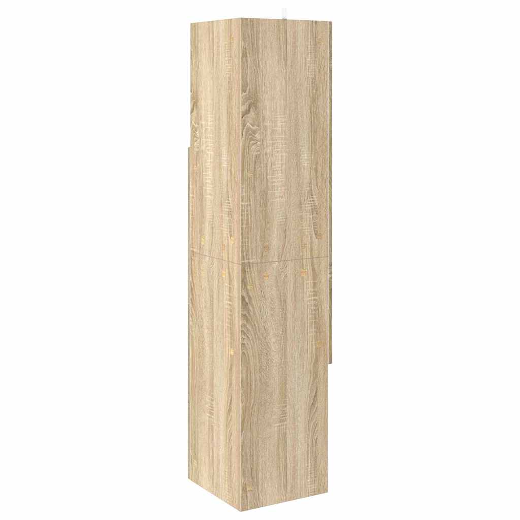 Eckschrank Sonoma-Eiche 32x32x140cm Holzwerkstoff