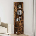 Eckschrank Geräucherte Eiche 32x32x140cm Holzwerkstoff