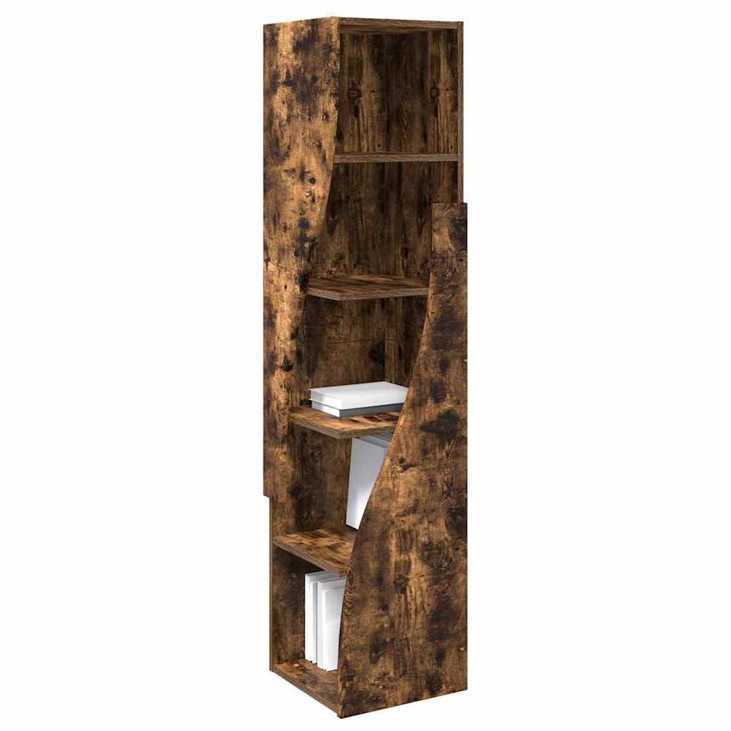 Eckschrank Geräucherte Eiche 32x32x140cm Holzwerkstoff