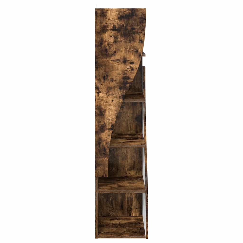 Eckschrank Geräucherte Eiche 32x32x140cm Holzwerkstoff