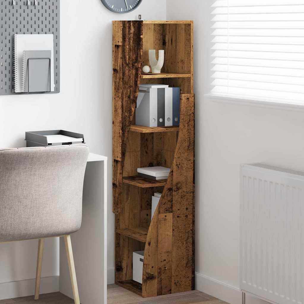 Eckschrank Altholz 32x32x140cm Holzwerkstoff