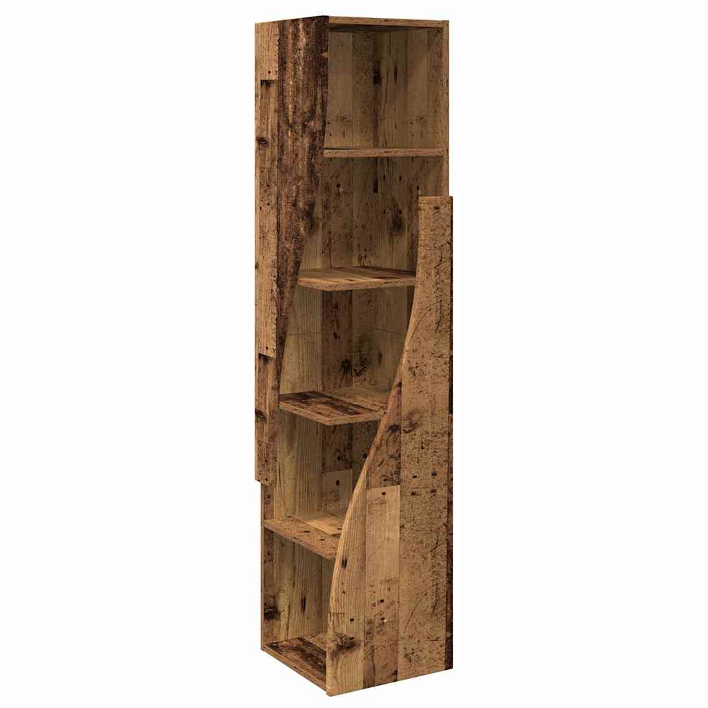 Eckschrank Altholz 32x32x140cm Holzwerkstoff