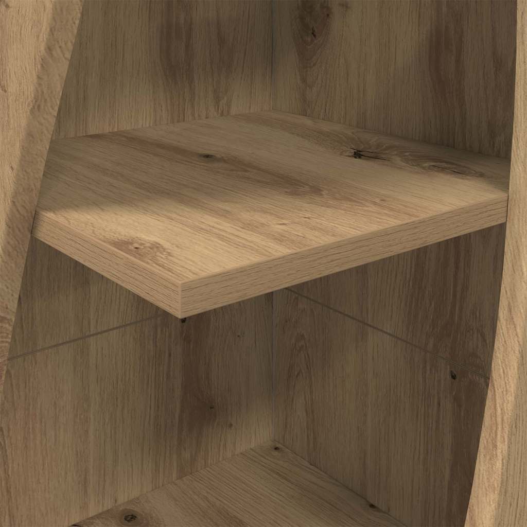 Eckschrank Artisan-Eiche 32x32x140cm Holzwerkstoff