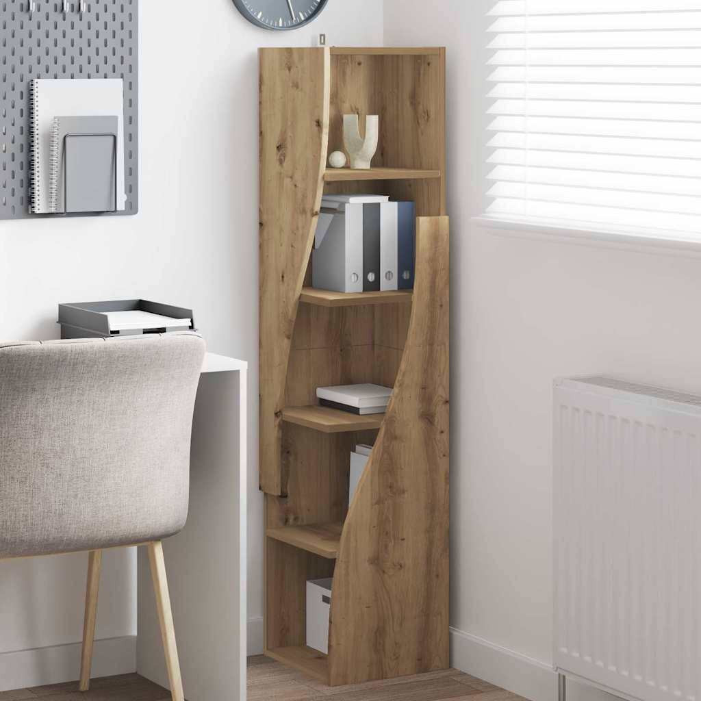 Eckschrank Artisan-Eiche 32x32x140cm Holzwerkstoff