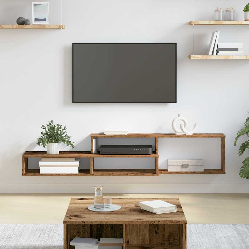 WandTVStand 150x25x28,5cm Holzwerkstoff