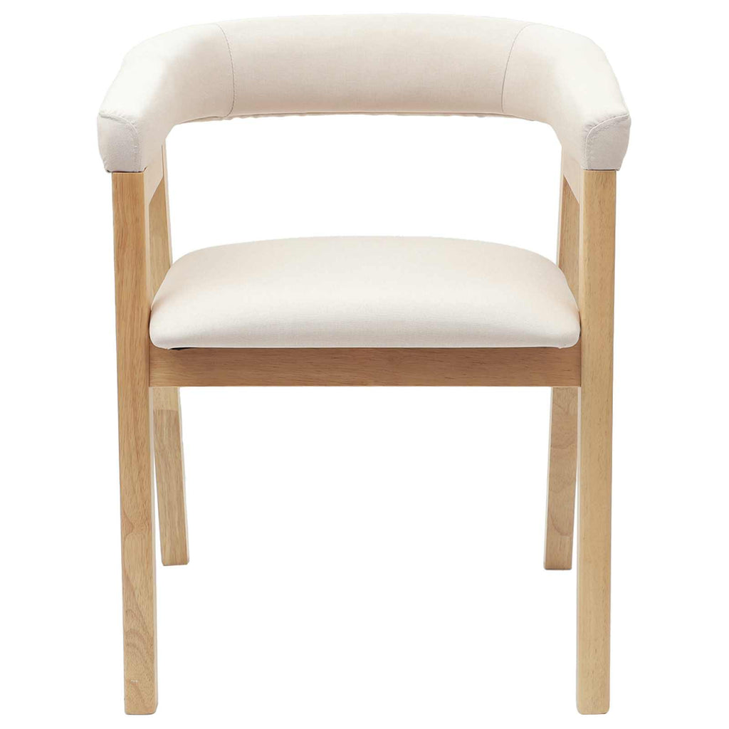 Esszimmerstühle 2 pcs Natur 54 x 57 x 73 cm Massives Gummiholz