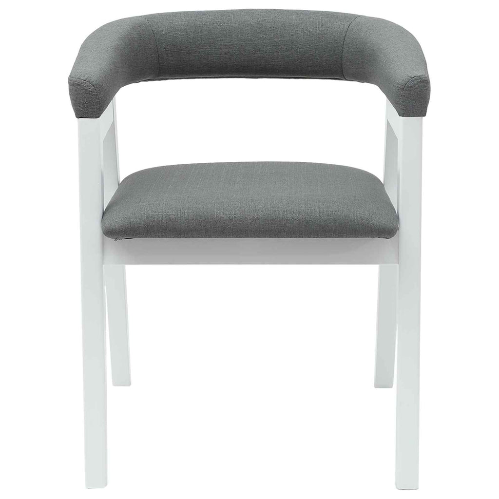 Esszimmerstühle 2 pcs Weiß 54 x 57 x 73 cm Massives Gummiholz
