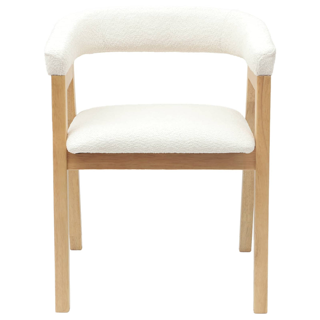 Esszimmerstühle 2 pcs Natur 54 x 57 x 73 cm Massives Gummiholz