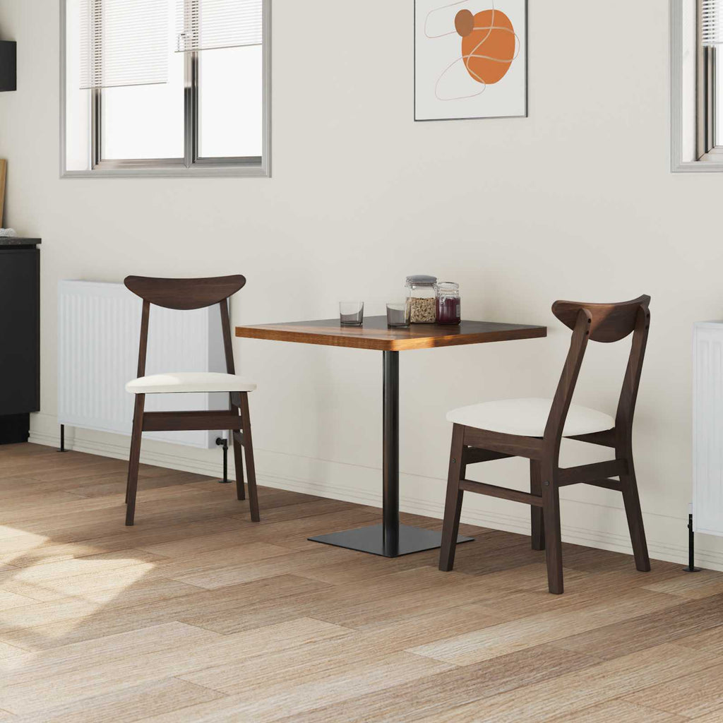Esszimmerstühle 2 pcs Hellbraun 42 x 47.5 x 81 cm