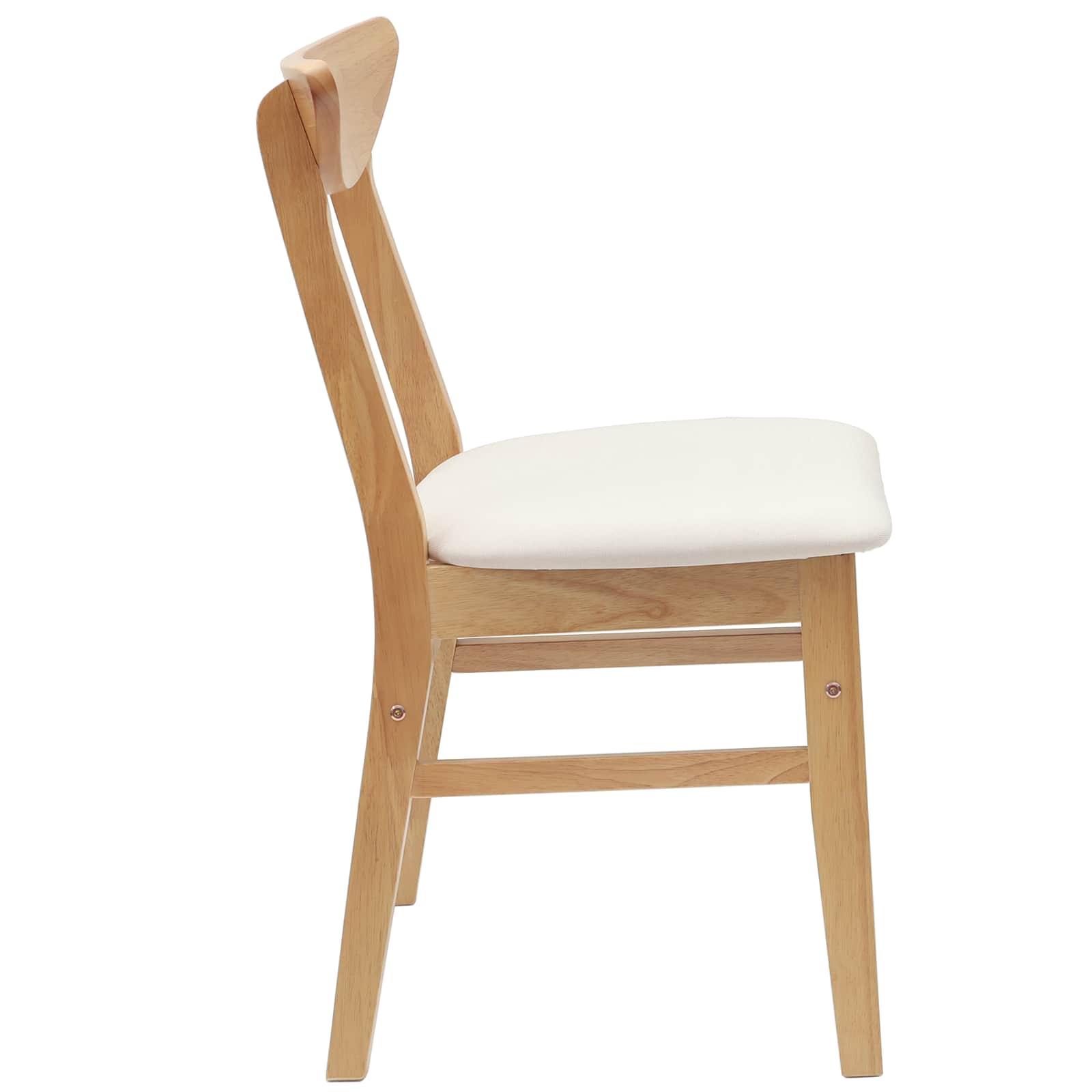 Esszimmerstühle 2 pcs Natur 42 x 47.5 x 81 cm