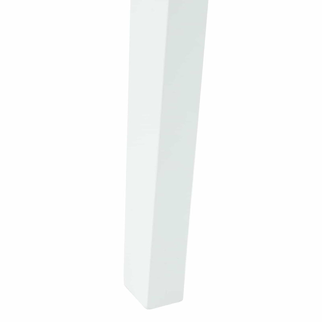 Esszimmerstühle 2 pcs Weiß 42 x 47.5 x 81 cm Massives Gummiholz