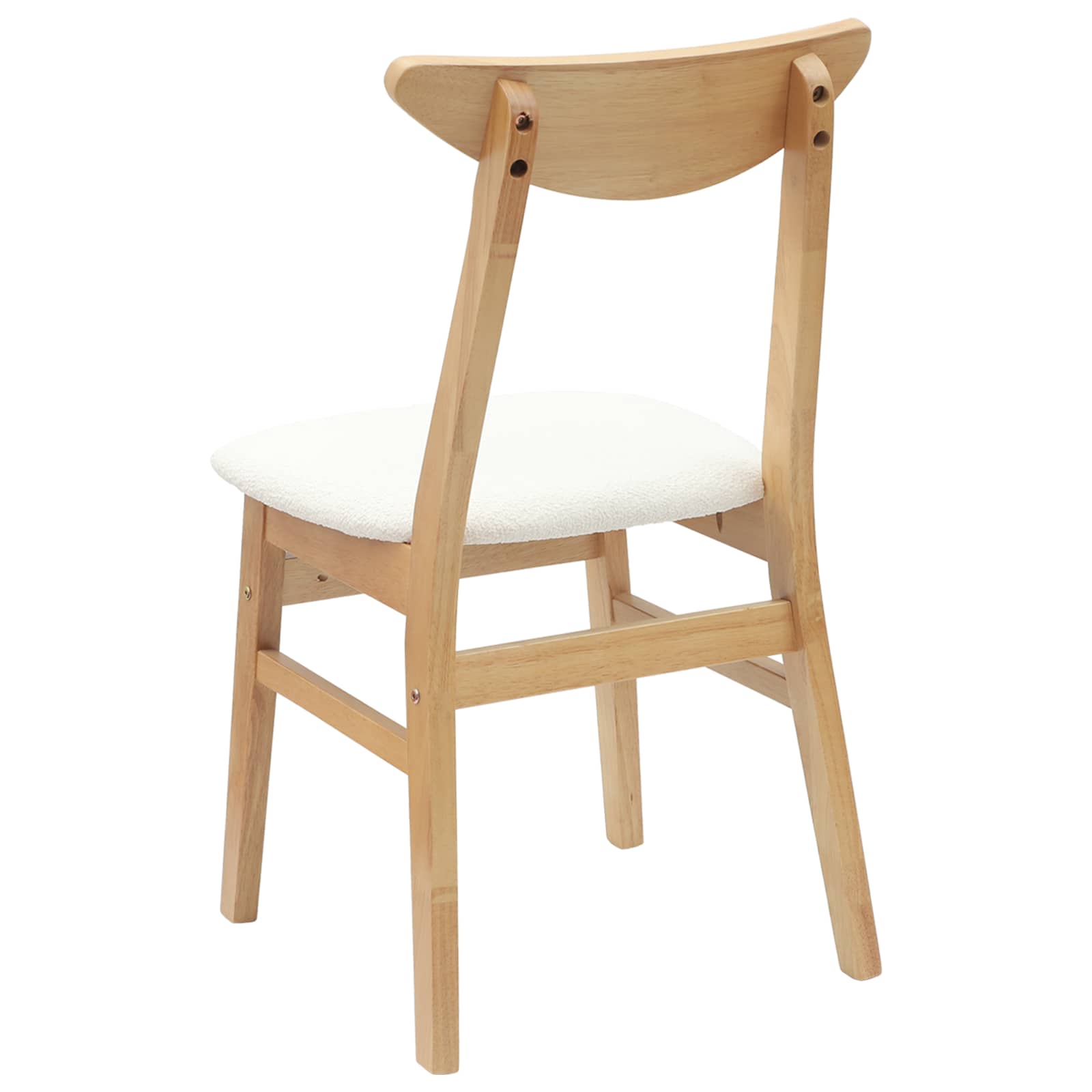 Esszimmerstühle 2 pcs Natur 42 x 47.5 x 81 cm