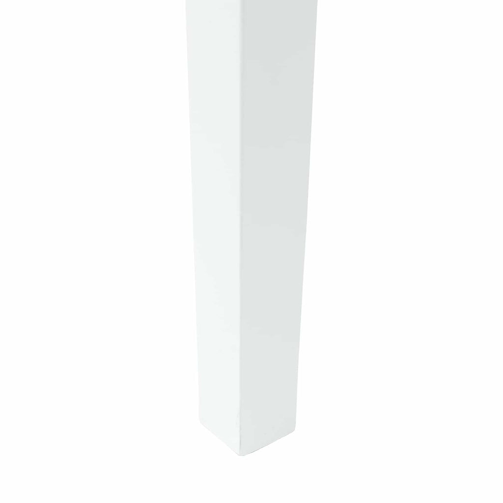 Esszimmerstühle 2 pcs Weiß 50 x 52,5 x 91 cm Massives Gummiholz