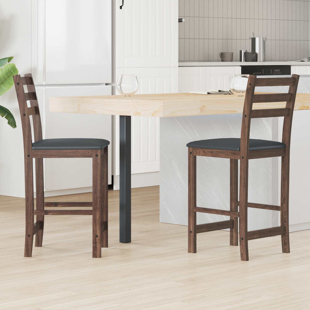 Esszimmerstühle 2 pcs Hellbraun 40 x 47,5 x 99,5 cm