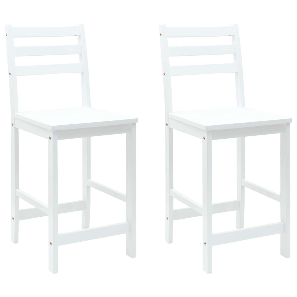 Esszimmerstühle 2 pcs Weiß 40 x 47,5 x 99,5 cm