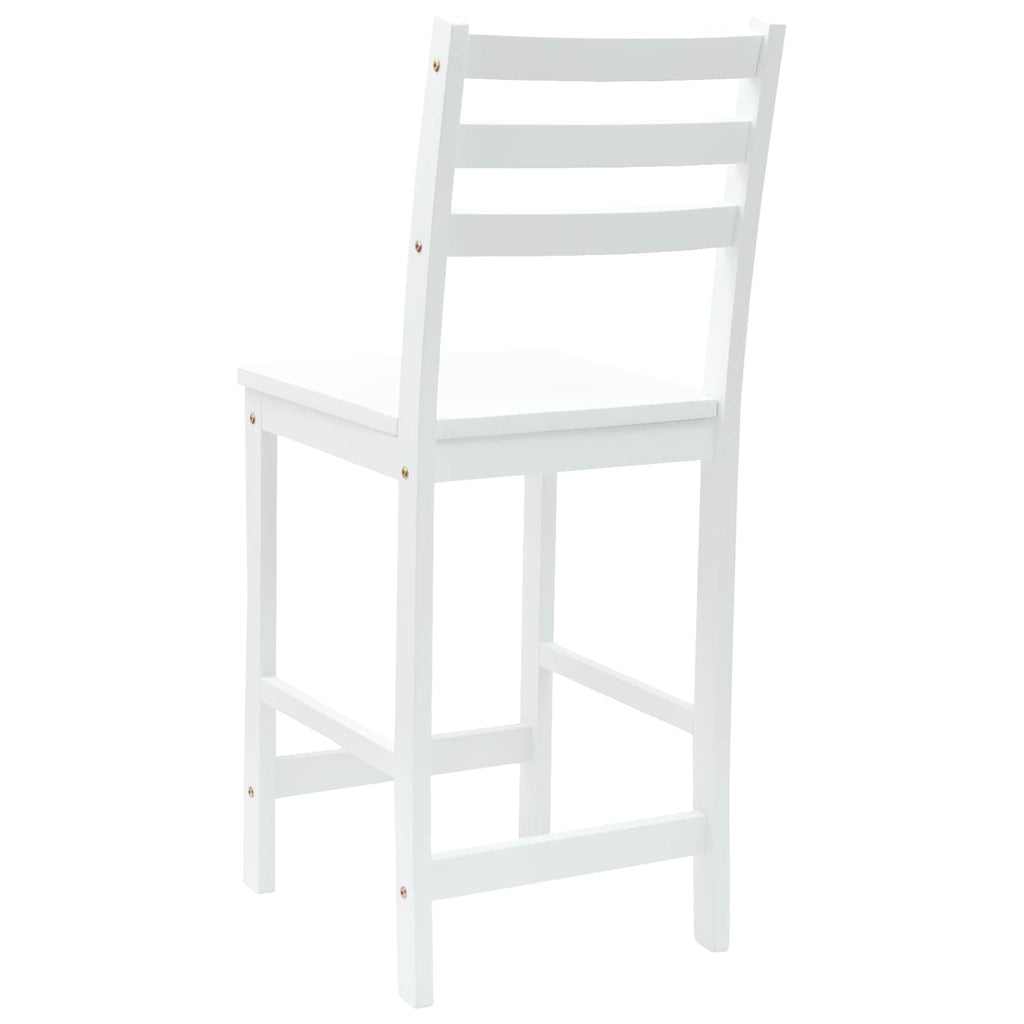 Esszimmerstühle 2 pcs Weiß 40 x 47,5 x 99,5 cm