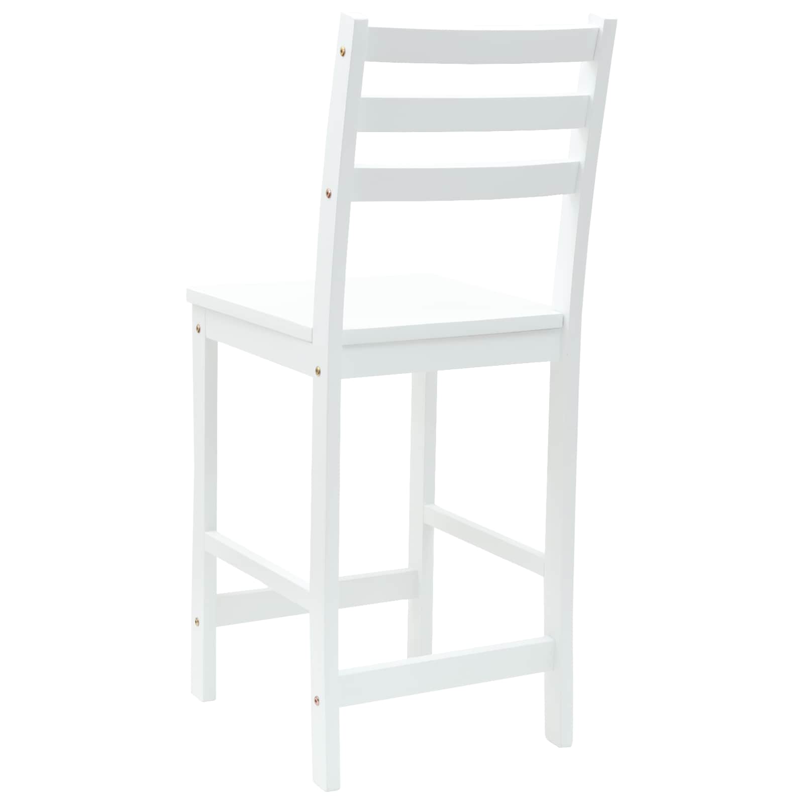 Esszimmerstühle 2 pcs Weiß 40 x 47,5 x 99,5 cm