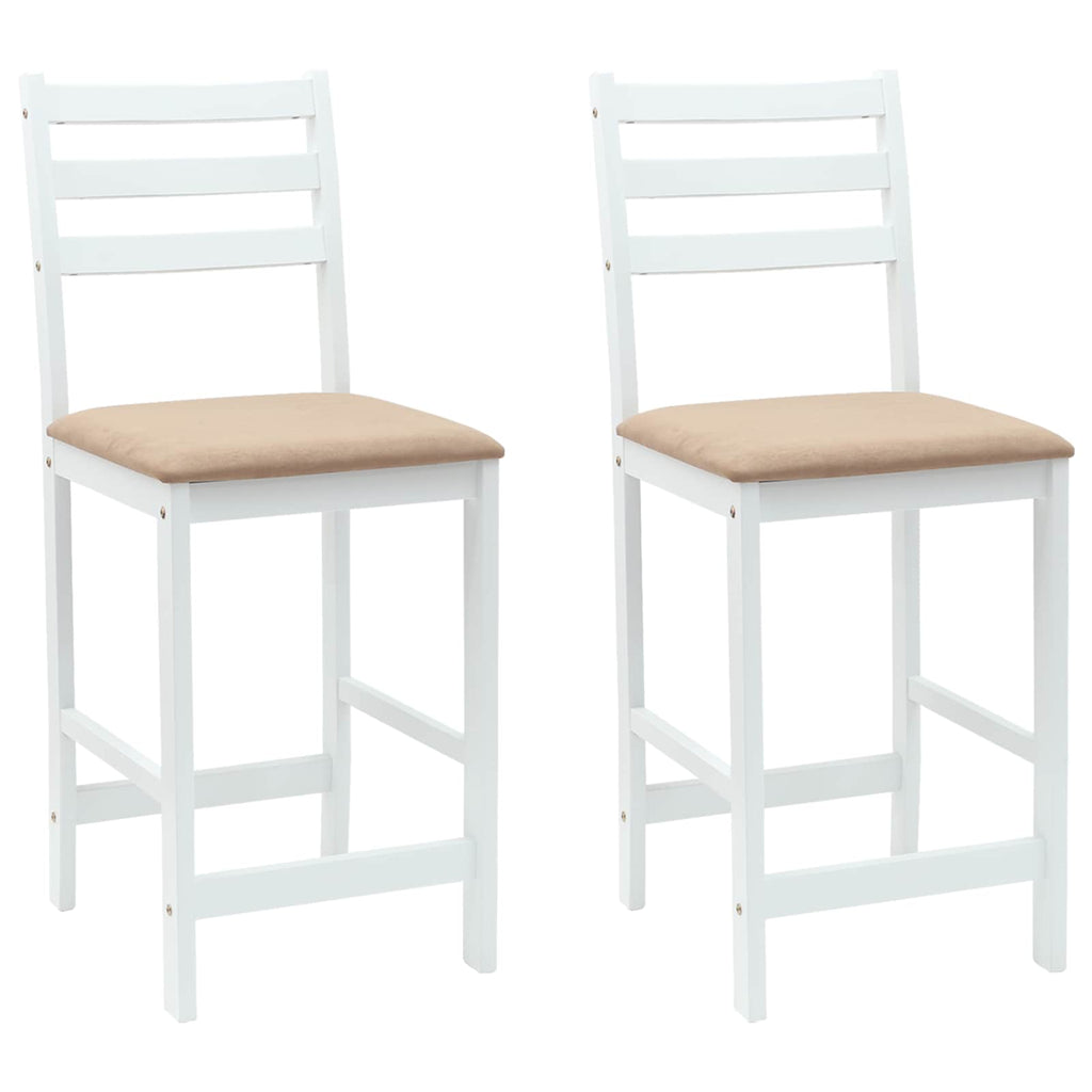 Esszimmerstühle 2 pcs Weiß 40 x 47,5 x 99,5 cm